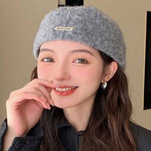 여성 모직 베레모 겨울 따뜻한 화가모자 빵모자 7색