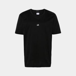 시피컴퍼니 남성 로고 프린팅 반팔 티셔츠 블랙 18CMTS088A 006374G 999