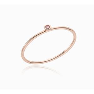 [로이드] 주문제작 14/18k,다이아몬드세팅  Vivid Pink 베젤 스키니링 LRF22155D