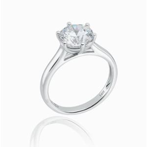 [로이드] 주문제작 [최상등급] 2캐럿 6프롱 다이아몬드 반지 LRL21114D