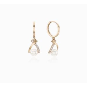 [로이드] 주문제작 진주 드롭 숏 14k 귀걸이 LOSK4003G