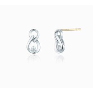 [로이드] 주문제작 다이아몬드세팅  엔드리스 귀걸이 LEF22009D