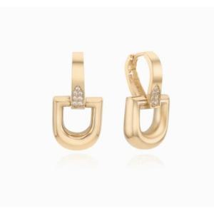 [로이드] 주문제작 볼륨 U 라인 14k 귀걸이 LEE23035G