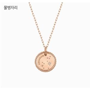 [로이드] 주문제작 물병자리 코인 별자리 14k 목걸이 LNN18237G