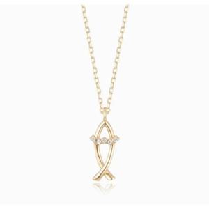 [로이드] 주문제작 럭키 행운물고기 목걸이 LNT24002T