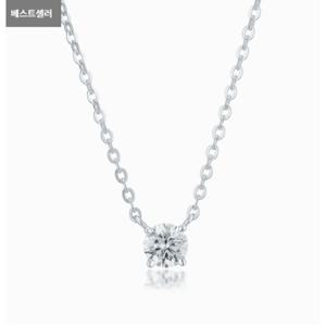 [로이드] 주문제작 3부 4프롱 14K 골드 목걸이 LND24013D