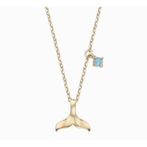 [로이드] 주문제작 행운의 고래꼬리 터키석 목걸이 LNT17056T