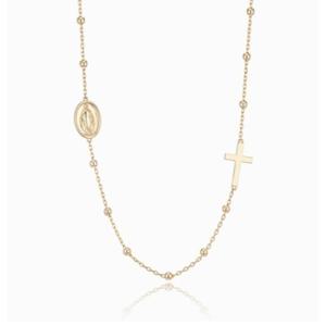 [로이드] 주문제작 볼체인 십자가 목걸이 LNN24056G