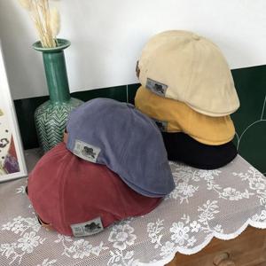 공용 빈티지 베레모 베이직 캐주얼 데일리 헌팅캡모자