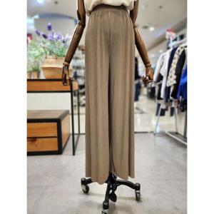 스테파니 세이브존01 플리츠 밴딩 와이드 팬츠 A25PT5601