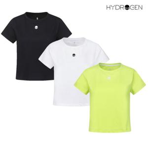 [하이드로겐] 여성 소로나 크롭 반팔라운드 H21D2TR412