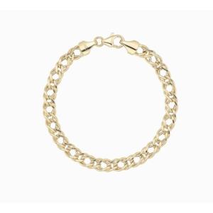 [로이드] 주문제작 이태리체인 더블 커브 팔찌 LWB24040G