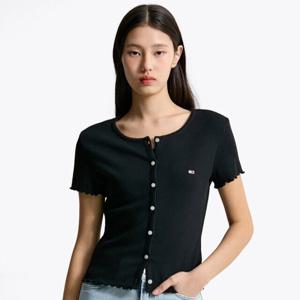 [타미진스] 여성 립 버튼 탑 T32F1TTO15TWT2BDS