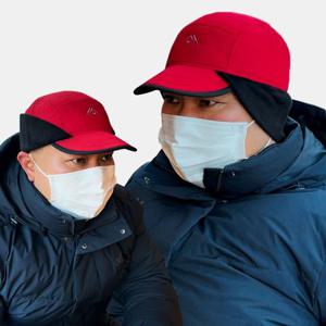 접이식 기능성 캡모자 방수원단 바깥귀달이 모자 남자