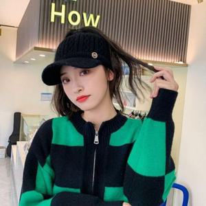 겨울 퍼 데일리 니트 귀달이모자 보온 방한모 골프캡