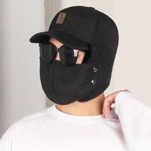 방한모자 마스크 데일리 귀달이 탈부착 보온 겨울 모