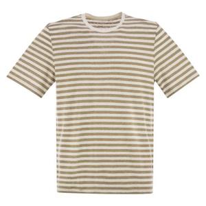 마제스틱필라쳐 반팔 티셔츠 S25M448 WHITE BEIGE