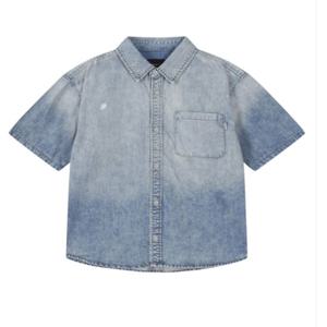 [버커루] 원포켓 M톤 데님 반팔 셔켓(B252DS111P)