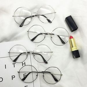 웨이브라운디안경 패션안경 메탈 라운드 팔각 안경테