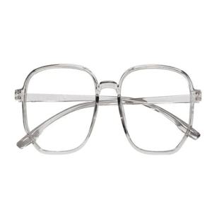 안경태 알없는 빅사이즈 다각형 오각안경테 그레이