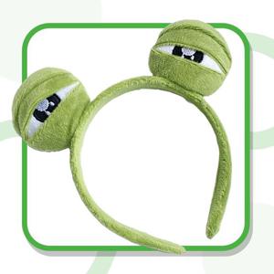 우정사진 사진관 슬픈 개구리 페페 머리띠 헤어밴드