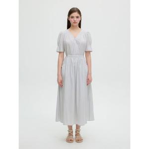 [올리브데올리브]V넥 핀턱소매 원피스 (OH5MO580)