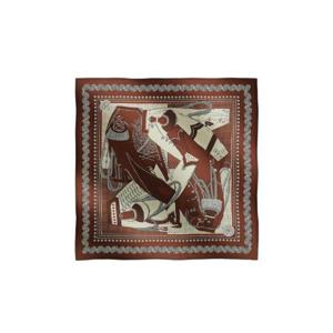 에르메스 쥬아브 드래곤 반다나 숄 140 마론 나뛰렐 루즈 H244048S04