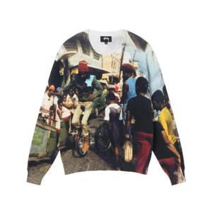 스투시 피터 토쉬 프린트 스웨터 멀티 117145