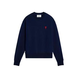 아미 스몰 하트 로고 스웨트셔츠 노틱 블루 USW001-730-491