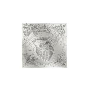 에르메스 플래그십 스카프 90 블랑 누아 그리 H004091S16