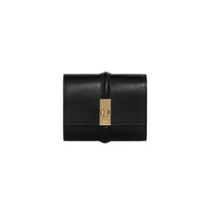 셀린느 샤이니 카프스킨 스몰 16 트라이폴드 월렛 블랙 10F523CQ7-38NO