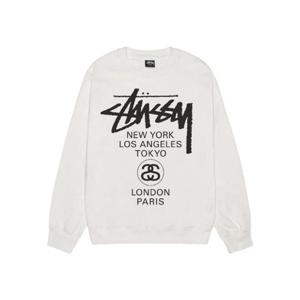 스투시 월드투어 크루넥 피그먼트 다이드 내츄럴 3913851