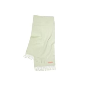 아크네 스튜디오 울 머플러 핑크 라벨 페일 그린 CA0215-ABH