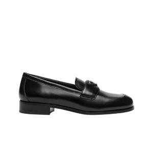 프라다 브러쉬드 레더 로퍼 블랙 1D902M-055-F0002