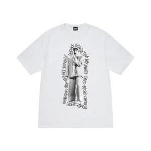 스투시 x 토킹 헤즈 스탑 메이킹 센스 티셔츠 화이트 3903894