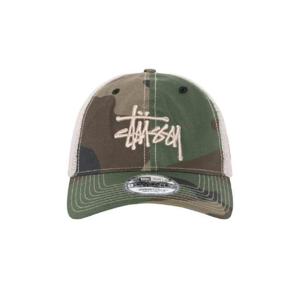 스투시 뉴에라 9Twenty 베이직 트러커 우드랜드 카모 1311126