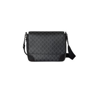 구찌 GG 엠블럼 미디움 크로스바디백 블랙 821154-FAED4-1000