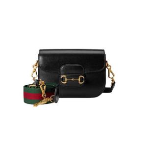 구찌 홀스빗 1955 미니백 레더 블랙 658574-18YSG-1060