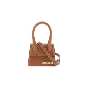 자크뮈스 르 치키토 시그니쳐 미니 핸드백 라이트 브라운 213BA001-3072-811