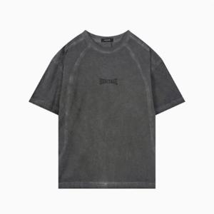 [버커루] 20수 싱글 오버핏 루나다잉 절개 반팔 티셔츠(B252TS354P