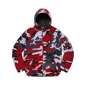 슈프림 x 나이키 아크 코듀로이 후드 자켓 레드 카모   22SS DM1775-689