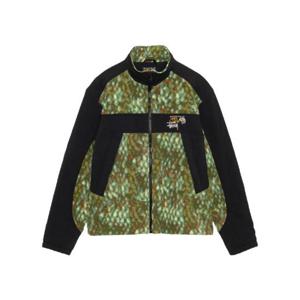 스투시 x 마운틴 하드웨어 플리스 자켓 그로브 스케일 프린트 OM0337