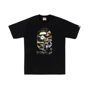 베이프 퍼스트 카모 크레이지 바이 베이싱 에이프 티셔츠 블랙 0ZXTEM017101O