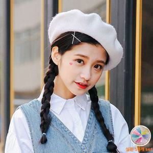 헤어 실핀 여자 앞 옆 머리 고정 핀 컬러 실삔 50개