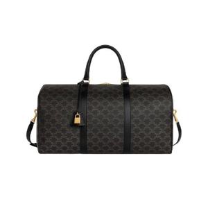 셀린느 라지 트래블 배긴 트리옹프 캔버스 카프스킨 블랙 190672CHI-38NO