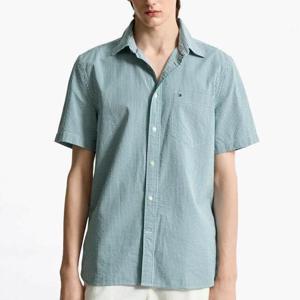 [타미힐피거 남성] 시어서커 깅엄 체크 셔츠 T12F3WSH140MT10N1