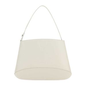 로우 클래식 아이보리 스무스 가죽 숄더 백 LCPF22BA03374 0813