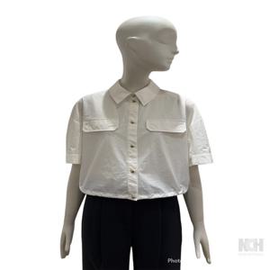 [쥬크]드로우 스트링 하프 슬리브 셔츠(Z252MSC301)