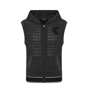 [까스텔바작]여성 블랙라인 메탈릭원사 니트 후드 베스트 BGEMSV