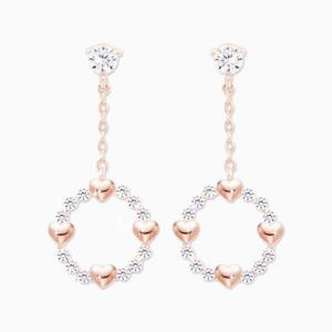 (은침) 하티 걸 귀걸이 드롭 달랑 예쁜 귀여운 큐트 체인